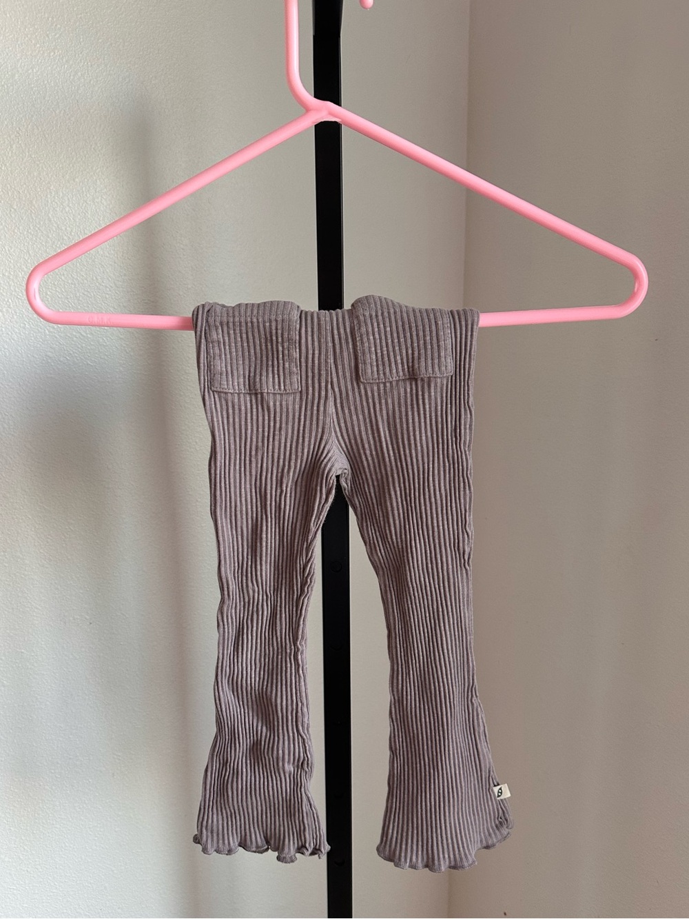 Easy peasy 3t ribbed flared leggings with pockets